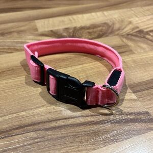 Light Up Dog Collar Like New No Brand Pink Size Small